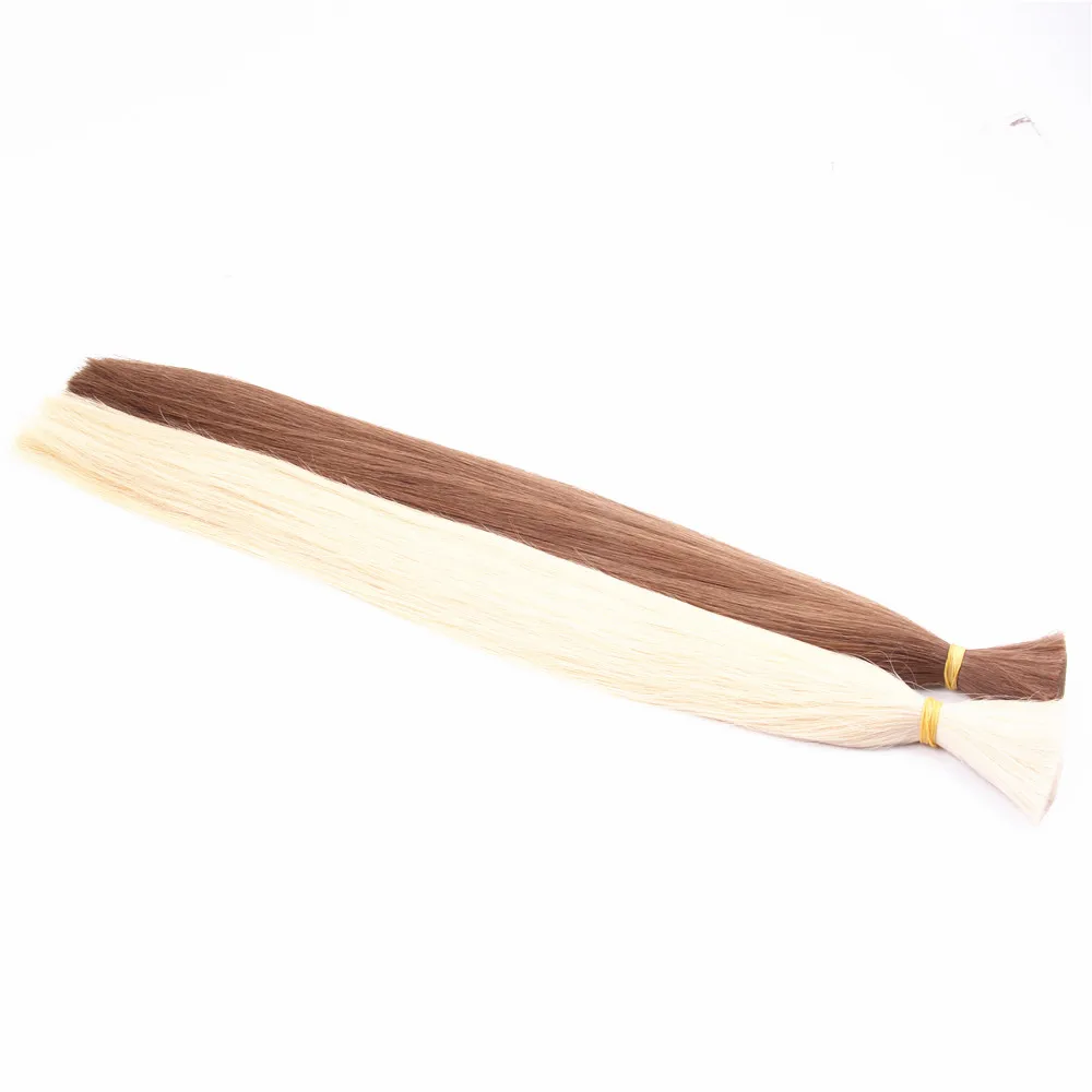 Human Hair Bulk Straight Remy Hair Natural Long Lenth
