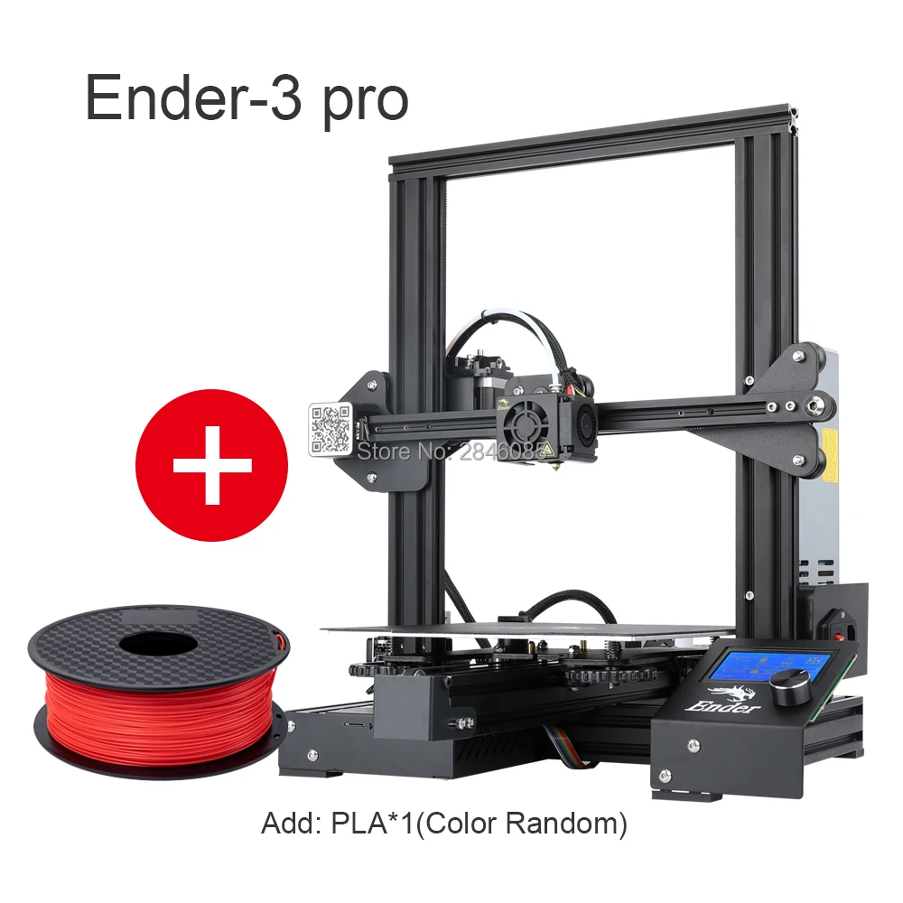 Ender-3 ProAdd 1KG CREALITY 3D Горячая Ender-3 PRO 3d принтер обновленный Cmagnet сборка пластина повторное отключение питания печать DIY комплект MeanWell источник питания - Цвет: Ender-3 ProAdd 1KG
