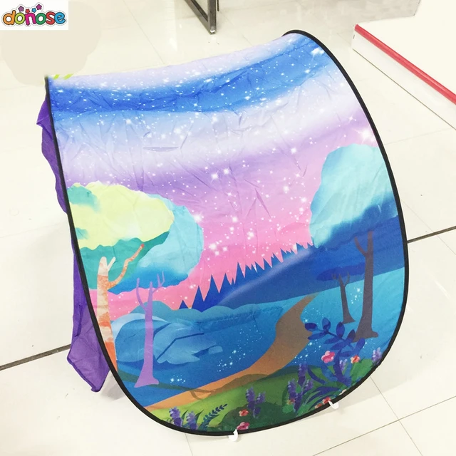 Dream Fantasy Tents kids Bed baby child Tent Cartoon Foldable Magic Playhouse Comforting Night Sleeping Princess Secret Castle 3