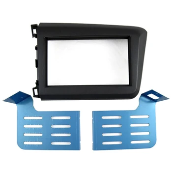 

Car Dash Frame Radio Fascia for Honda Civic (RHD) 2012 2DIN AutoStereo Panel kit CD Trim Installation Top Car Detector