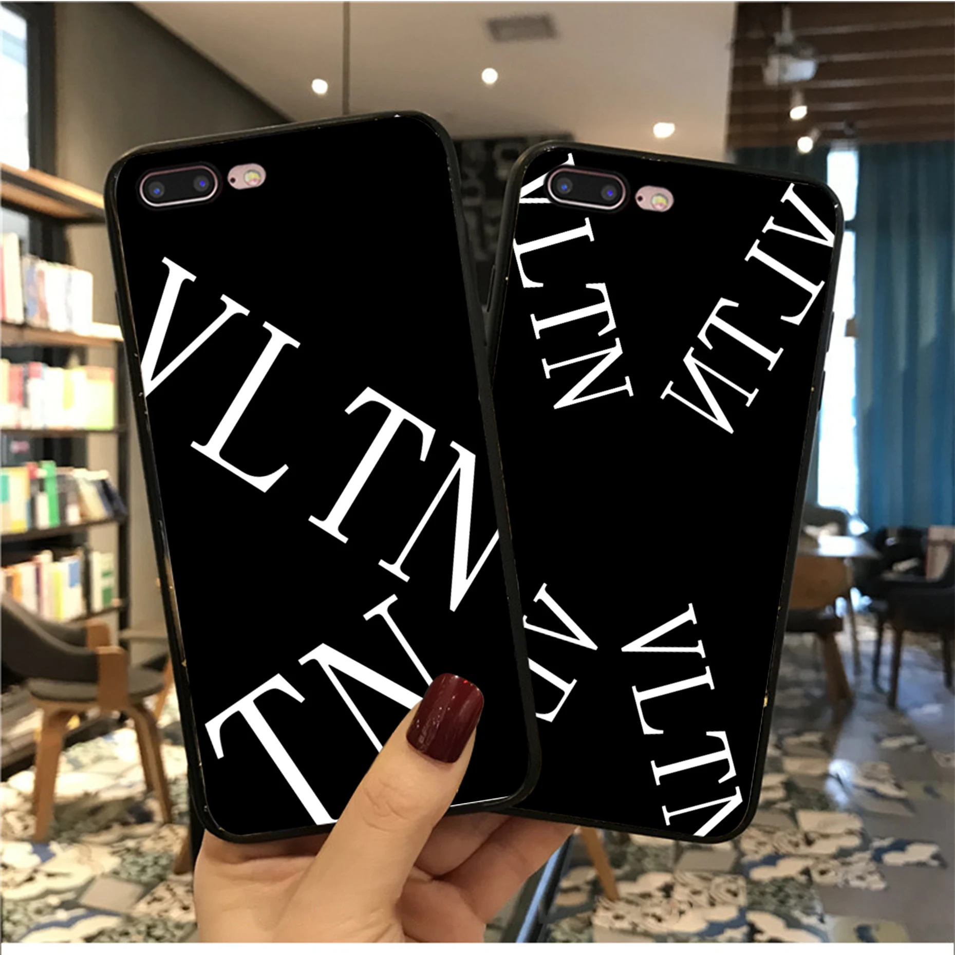 Для телефона 11 pro max роскошный бренд италия VLTN Мягкий силиконовый чехол для Apple iPhone 6S 7 7plus 8 8plus X XR XS max Valentino