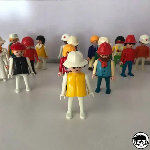 Playmobil винтажная фигурка беременных с желтой рубашкой 1974 свободная
