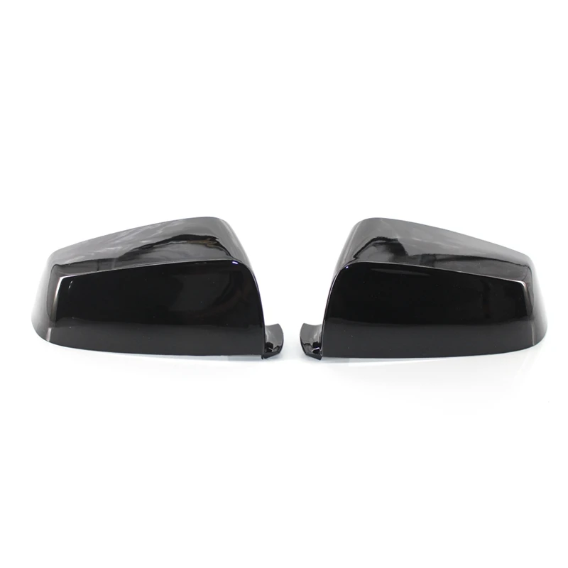 1 пара крышка зеркала заднего вида шапки для BMW E60 E61 F10 F11 F01 F02 5/6/7 серия 2008 2013 черный