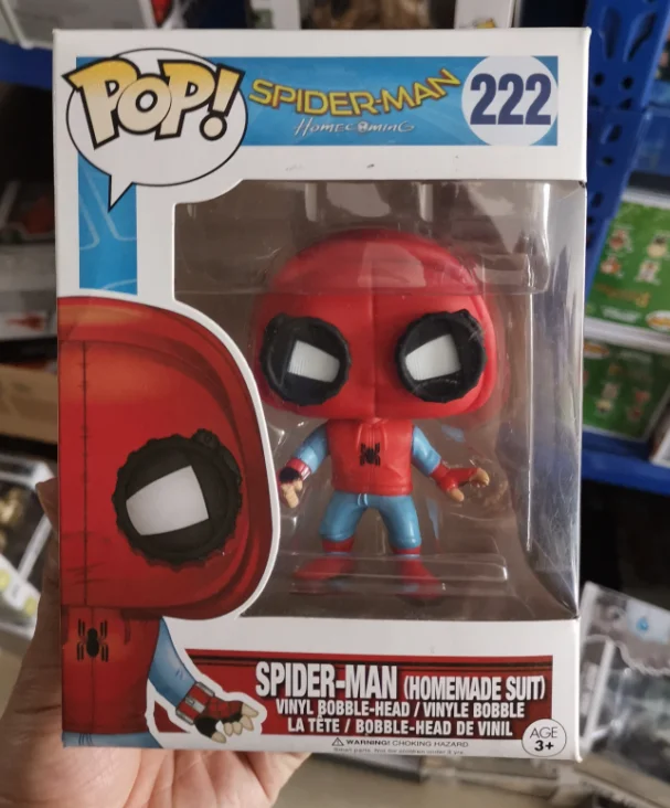 Funko Pop Мстители Человек-паук супер герой Человек-паук: Homecoming 10 см Человек-паук фигурка Коллекция Модель игрушки