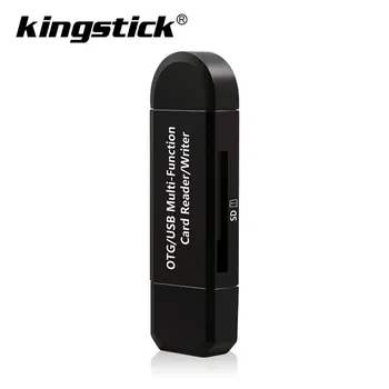

New arrival Card Reader OTG USB 2.0 Memory Card Reader pen drive for SD/ TF Card Adapter cardreader with retail package