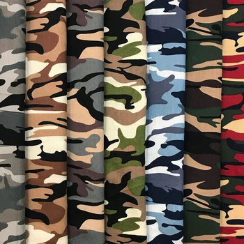

1M Cotton Fabric Camouflage Printed Fabric Quilting 100*150cm 7 colors DIY Shirt Pants Dress Skirt Bag Sewing Quilting Supplies