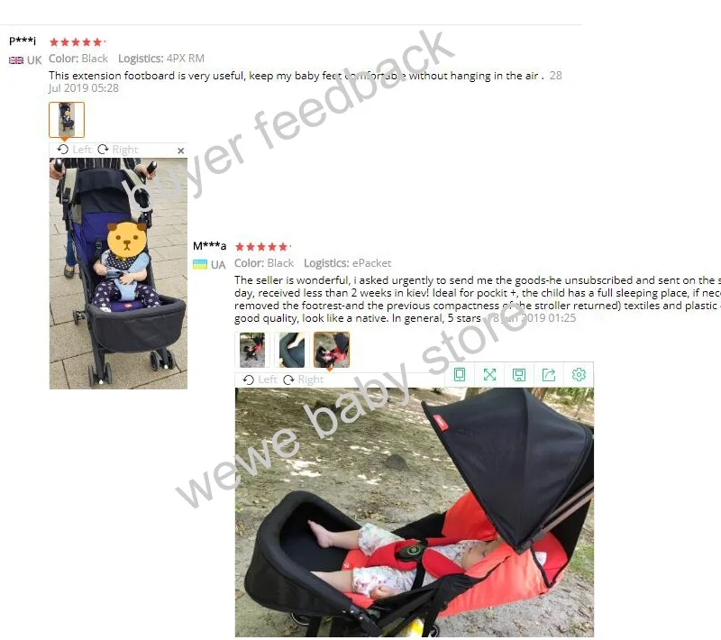 Goodbaby Pockit baby stroller accessories footrest footboard seat extend board for GB Pockit 2 Pockit 2A Pockit plus