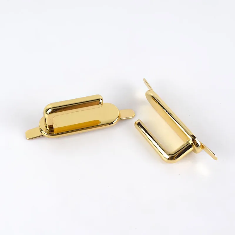 lightgold 5/10 шт. металлический мешок пряжки для сумочки Арка мостовой соединитель Вешалки материал для изготовления сумок, Ремни ремень DIY кожа скобяные изделия для ремонта аксессуар - Цвет: lightgold