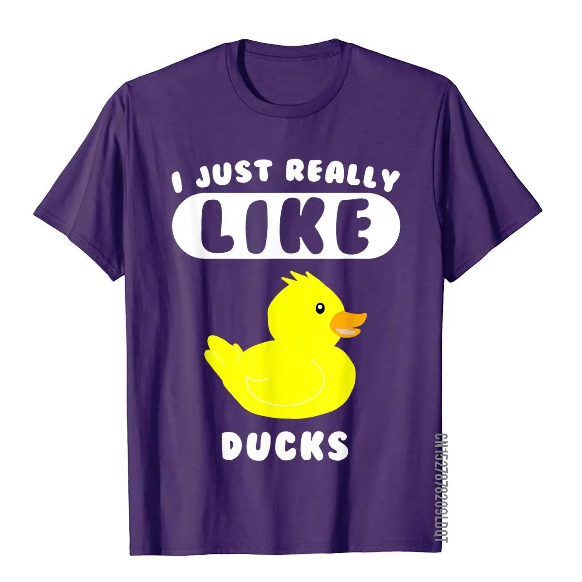 Funny T-Shirt Gift For Duck Lovers I Just Really Like Ducks__B11298purple