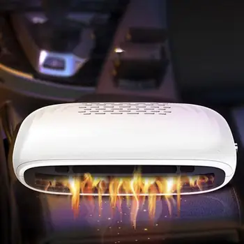

12V Vehicle Air Heater Warm Air Blower White Heater Electric Radiator Warmer Fan Stove Heater Car For Office Home