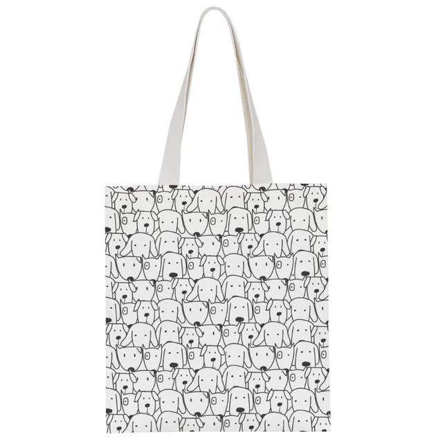 New Fashion Ladies Canvas Shoulder Bag Cute Animal Pink Sweet Girl Handbag Casual Harajuku Light Storage Bag Funny Shopping Bag style8