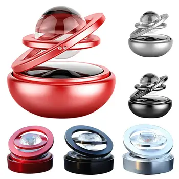 

Car Double Ring Rotating Solar Energy Suspension Auto Air Freshener Purifier Car Interior Accessories Boutique 2019 New Hot