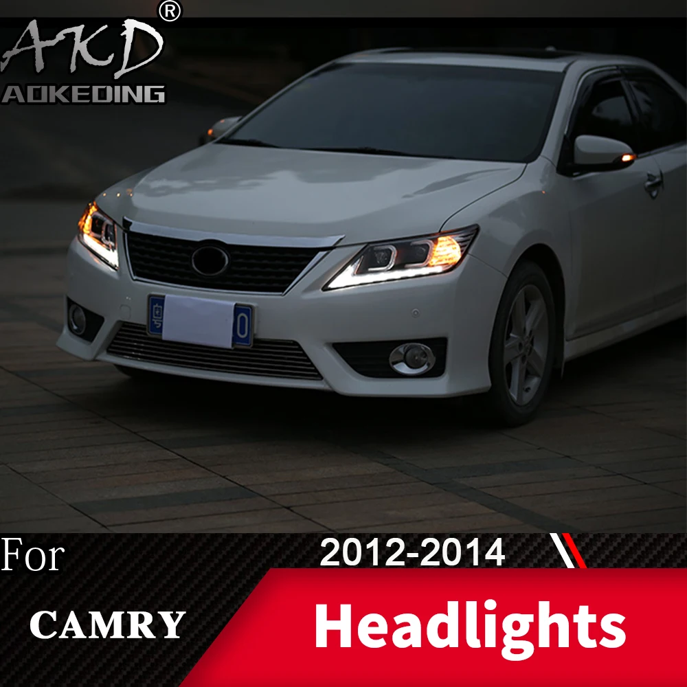 Фара для автомобиля Toyota Camry 2012- Camry V50 головной светильник s противотуманный светильник дневной ходовой светильник DRL H7 светодиодный Биксеноновая лампа аксессуары для автомобиля
