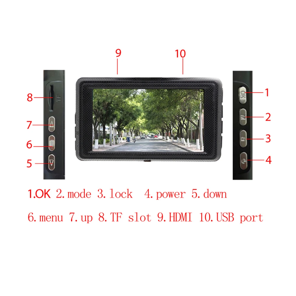 3-дюймовый Видеорегистраторы для автомобилей 12V 24V тире Камера FHD 1080P dvr для автомобиля Регистраторы ips Экран WDR(широкий динамический диапазон) со сверхвысоким разрешением Ultra HD, тире Камера 140 градусов