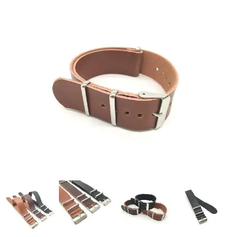

Top Quality PU Leather Watch Band Metal Buckle Watch Strap Men Women Soft Watches Strap Watch Accessories J55