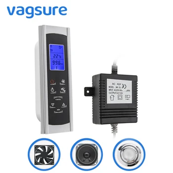 

1 set CE AC 12V FM Radio Shower Controller Set LCD Display Screen Accessories Vent Fan/Light/Speaker/Transformer Shower Cabinet