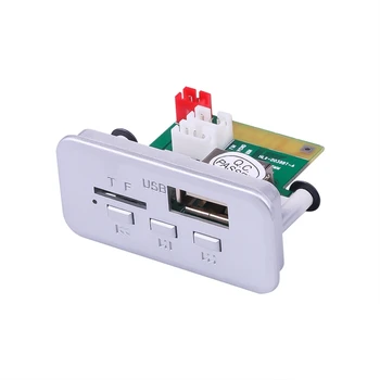 

Bluetooth 5.0 Amplifier V5.0 Music Player DIY Wireless Mini MP3 Player Module 12V Car FM Radio Module Support TF USB U Disk Audi