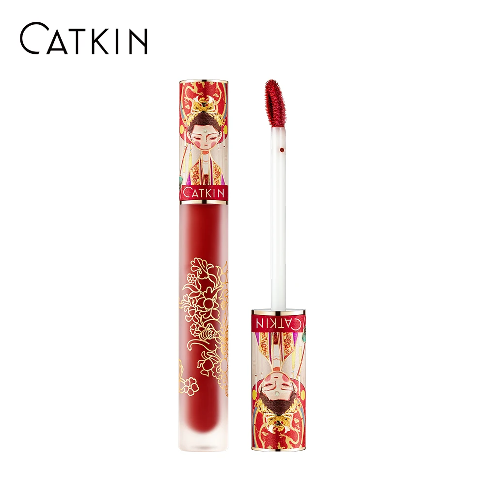 Жидкая губная помада CATKIN блеск для губ легкая красивая Semimatte водонепроницаемая