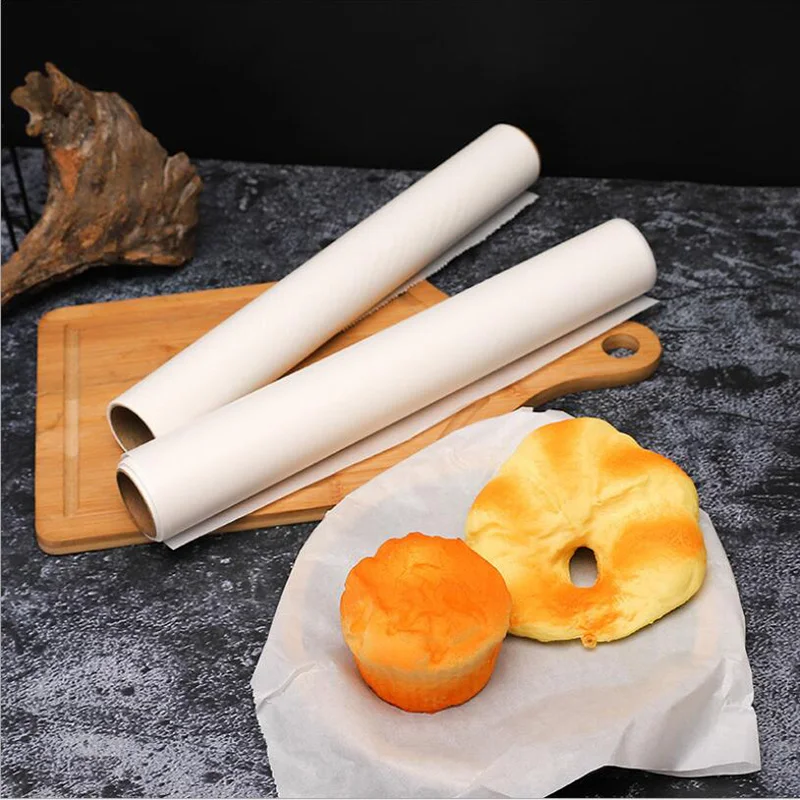Greaseproof Oven Bakeware Baking Cooking Paper Baking Paper Parchment Paper Rectangle Baking Sheets for Bakery BBQ Party