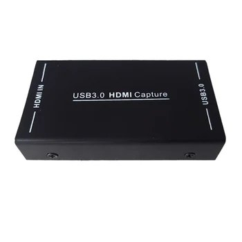 

HDMI Capture Card, USB3.0 Game Video Converter with HDMI Loop-Out Support Full HD 1080P 60HZ Mic in and o Out