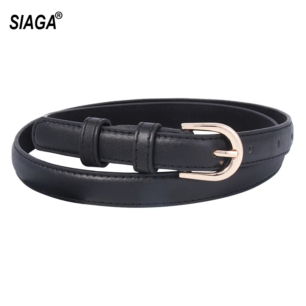 Female Jeans Accessories Genuine Leather Belts Clothing 2022 New Ladies Quality Zinc Alloy Buckle Metal Belt 1.8cm Width FCO274