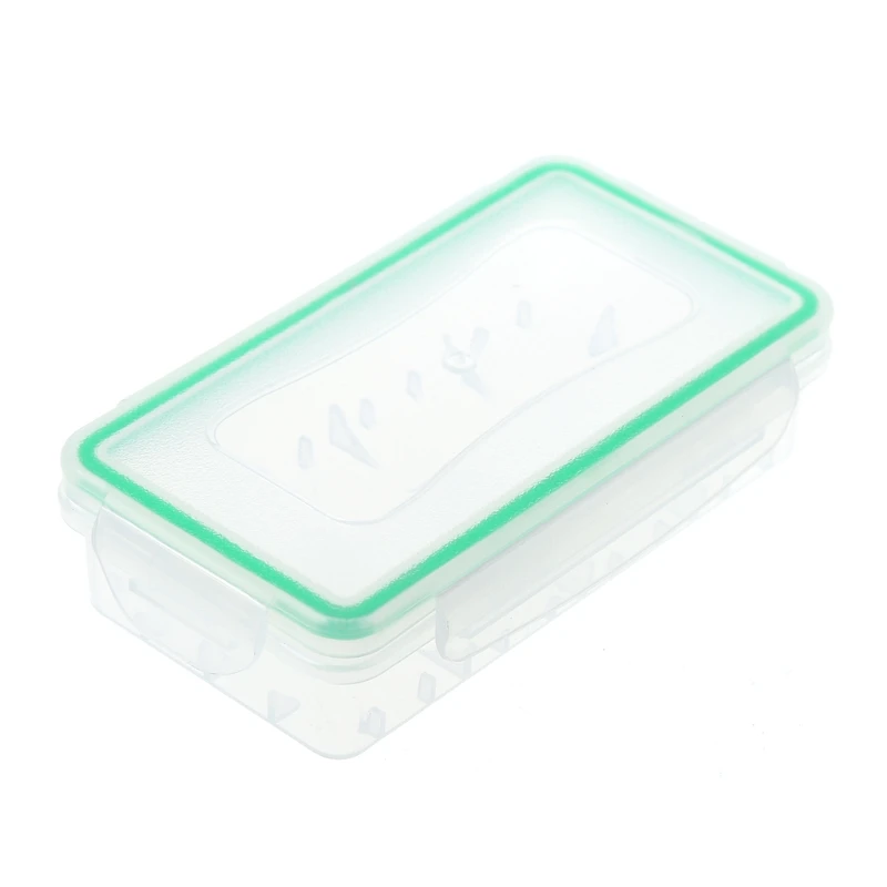 

Portable Hard Plastic Transparent Case Holder Storage Box For 2x 18650 Batteries