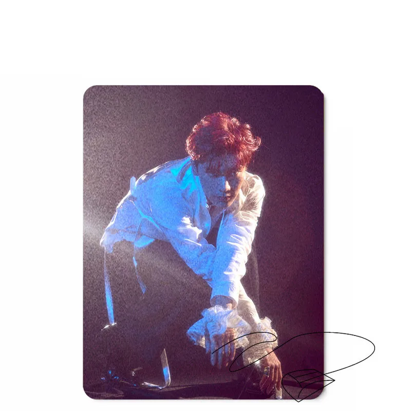 KPOP SuperM игровой Настольный коврик для мыши, Мини альбом Super M KAI LUCAS TAEMIN TAEYONG BAEKHYUN TEN MARK 26*20 см