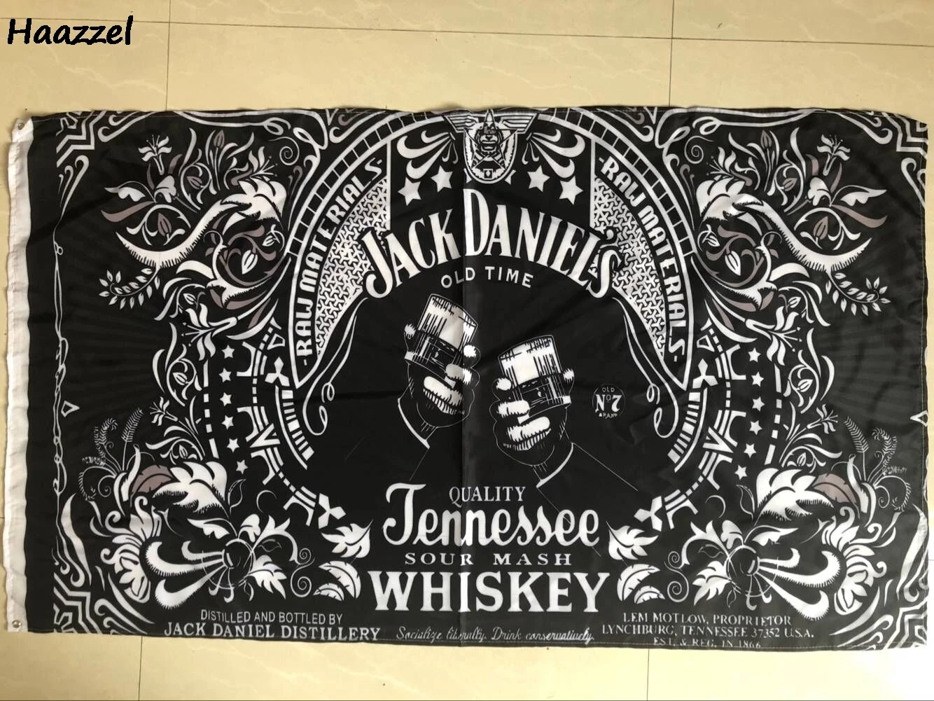 3ft x 5ft 3 x5ft Jack Daniels Стиль 2 баннер с принтов в виде флажков баннер, флаг из полиэстера Размеры 150*90 см
