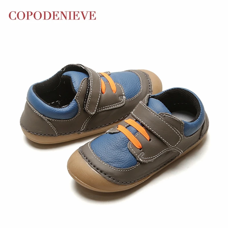 COPODENIEVE/Лидер продаж; Кожаная Обувь На Шнуровке Для малышей; мокасины для мальчиков и девочек на мягкой подошве; повседневная обувь для первых шагов; сезон весна