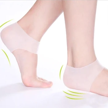 

2020 New arriver feet care socks 1pair New Silicone Moisturizing Gel Heel Socks Cracked Foot Skin Care Protectors anti cracking