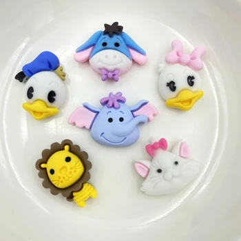 

10Pcs Kawaii Cute mini animals Flat back Resin Cabochons Scrapbooking DIY Jewelry Craft Decoration Accessories C64