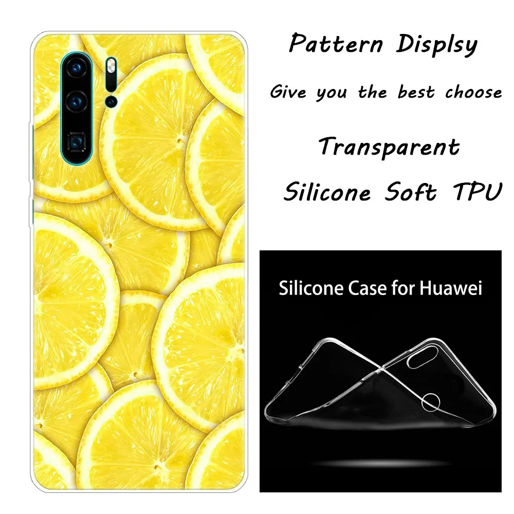 Силиконовый чехол для десерта, шоколада, пивного сыра для huawei NOVA 3 3i 5 5i P20 P30 Pro P9 P10 P8 Lite P Smart Z Plus - Цвет: 012