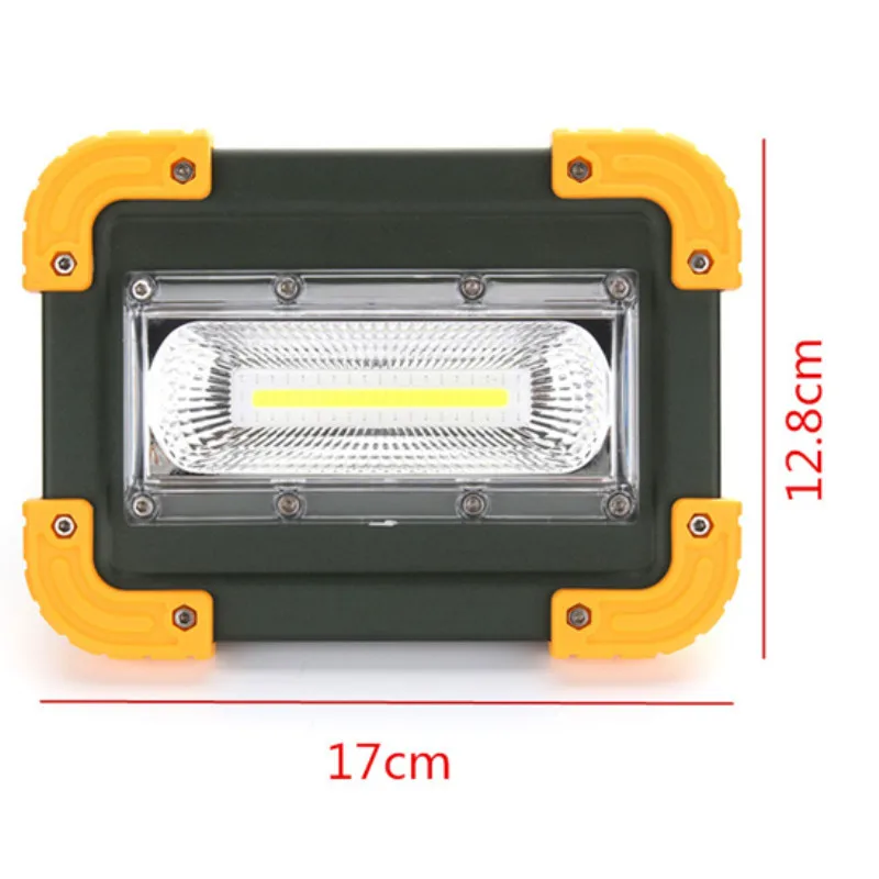 30W Portable USB LED Camping Light Rechargeable COB LED Flood Light Outdoor Work Spot Light Fishing Hiking Dropshipping