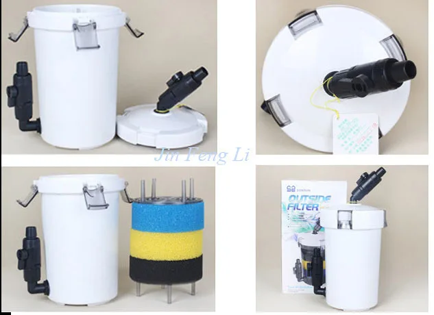 JFENGLI SUNSUN мини 1.5L внешний предварительный фильтр HW-602 аквариума для аквариума