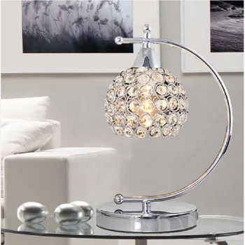 

Modern Decor Crystal Table lamp Desk Lamp Desk light Table Light For Bedroom Living room Table Decor Besides Lamp Fixtures