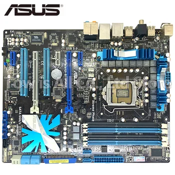 

original motherboard ASUS P7P55D-E Pro DDR3 LGA 1156 16GB for i3 i5 i7 cpu p55 desktop motherboard Free shipping