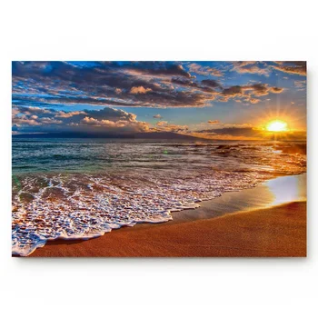 

Beach Dusk Sunset Clouds Waves Living Room Doormat Home Environmental Protection Bathroom Door Non-slip Floor Mat