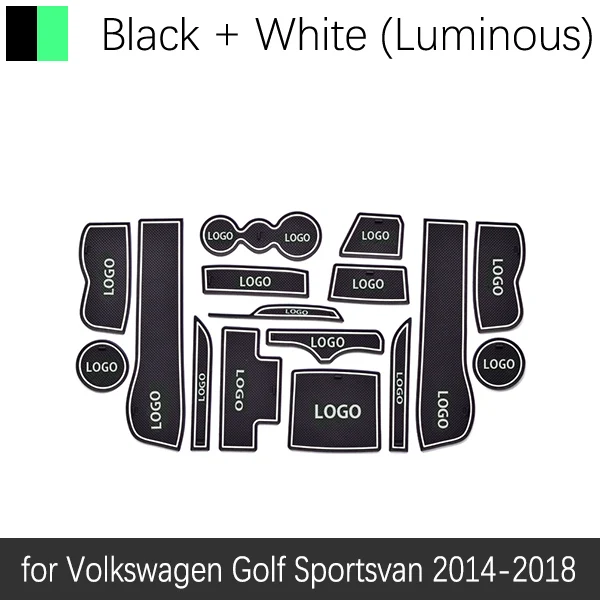 Грязный коврик для Volkswagen Golf SV Sportsvan аксессуары для двери паз слот для ворот Противоскользящий коврик