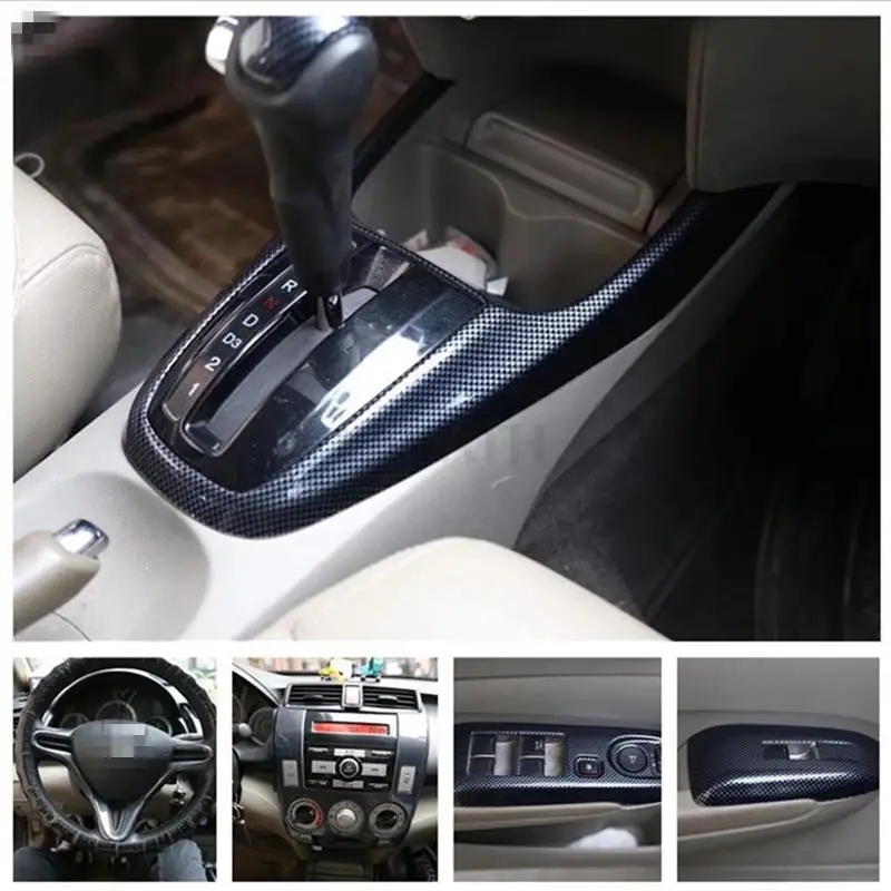 Наклейки на руль из углеродного волокна для HONDA CITY 2008-2012 | Автомобили и мотоциклы