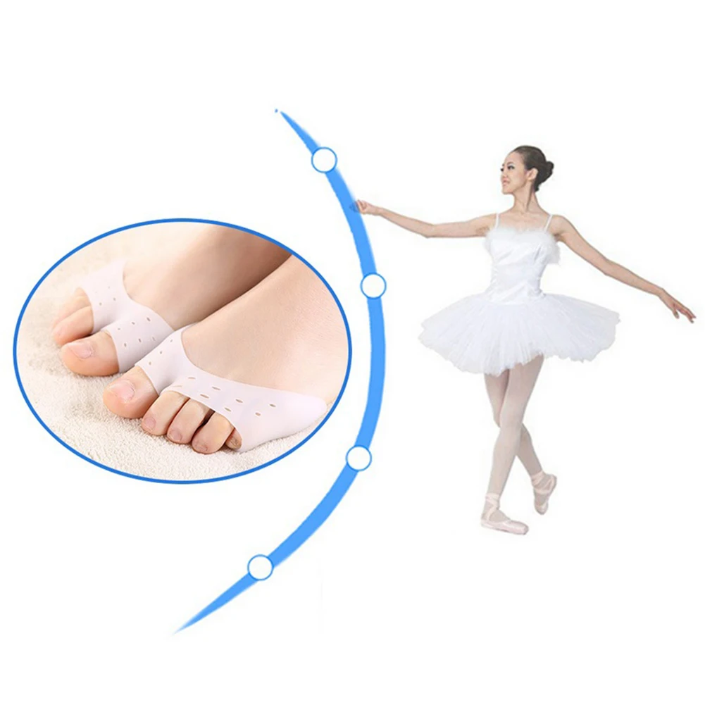 1 Pair Bunion Treatment Corrector Silicone Forefoot Pad Big Toe Separator Sleeve