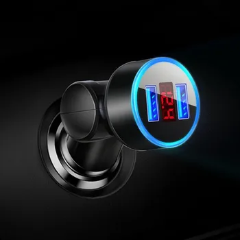 

Car diagnostic tool Multi-Function Rotating Car Charger​ USB LED Display Voltmeter Electric Car Detector Current Meters