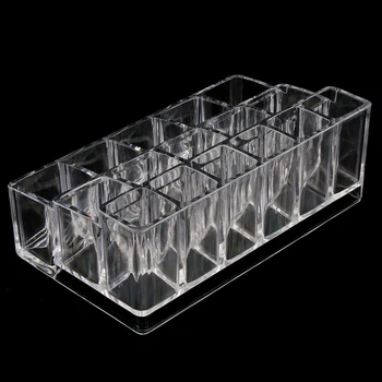 

Cosmetic Storage Containers With 16 Transparent Acrylic Slots