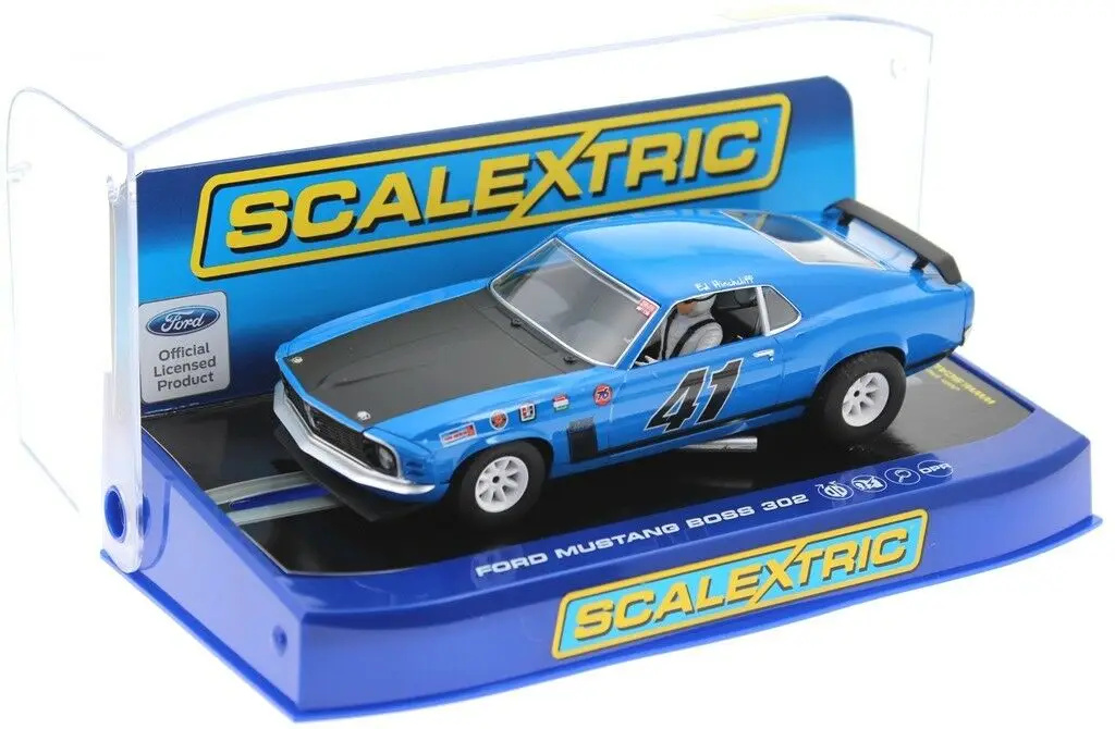 スケーレックストリック フォード マスタング Boss 302 1:32 Scalextric 1/32 Ford Boss 302 Mustang 1969 Slot Car -Near
