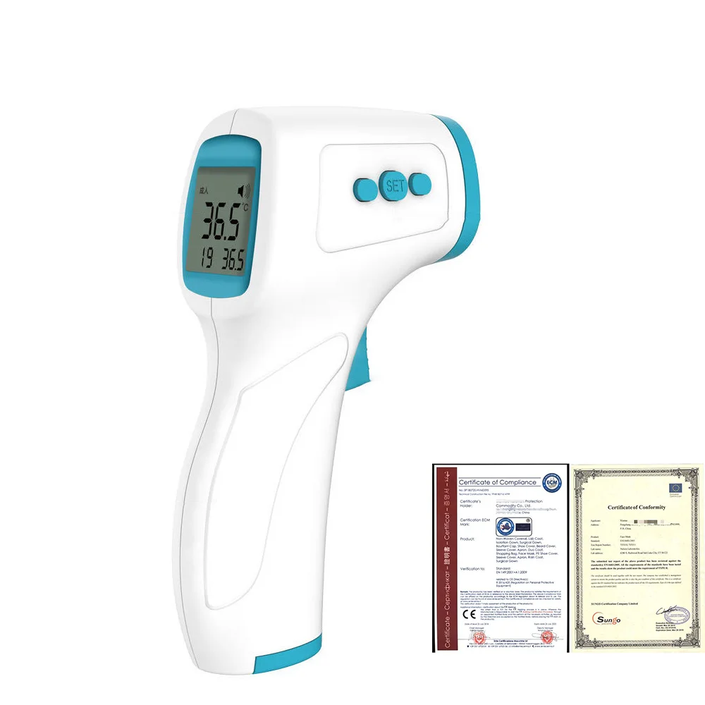 

Non-contact Handheld IR Infrared Thermometer Digital LCD Laser Pyrometer Surface Temperature Meter Imager for Adult Baby