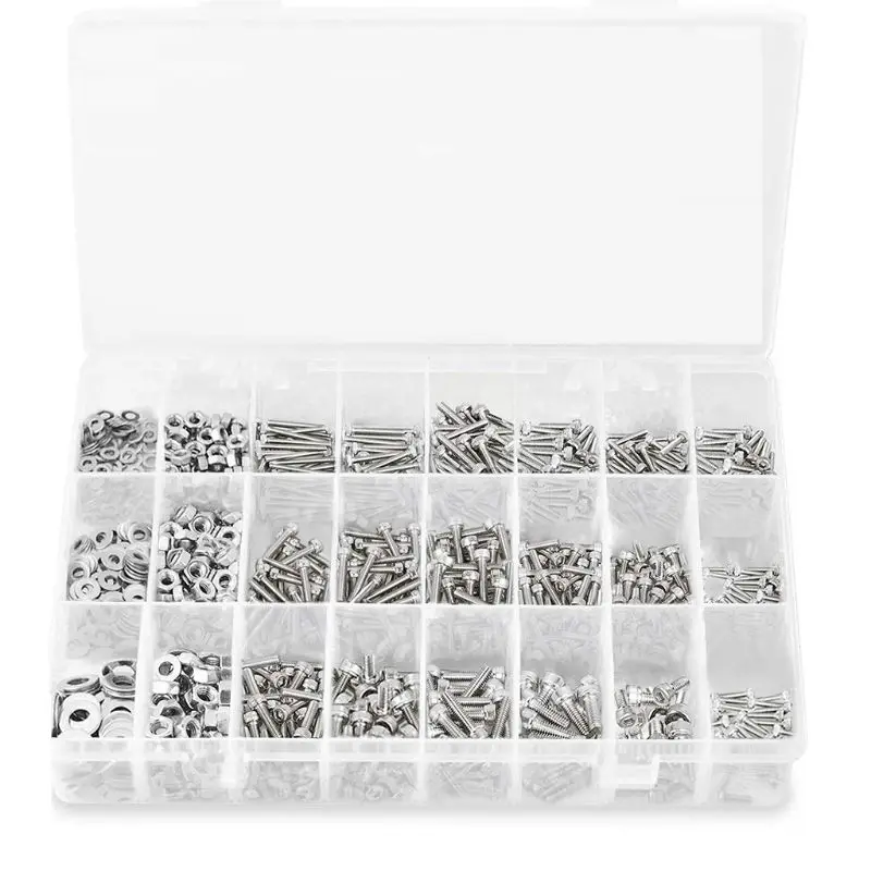 Stainless Steel Button Head Socket Cap Screws Assortment Kit