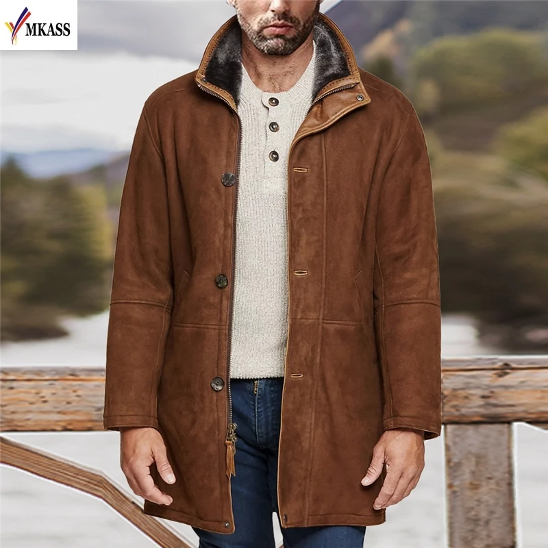 2020 Winter Jacket Men Casual Fashion Cashmere Warm Cotton Parkas Coats Jacket Mens Clothing veste Chaqueta Hombre manteau homme