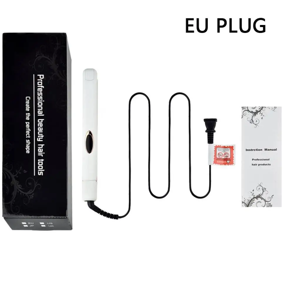 EU plug Инфракрасный выпрямитель для волос с отрицательными ионами, прямая шина, керамическая прямая машинка для стрижки волос, прямой стержень для волос - Цвет: EU plug