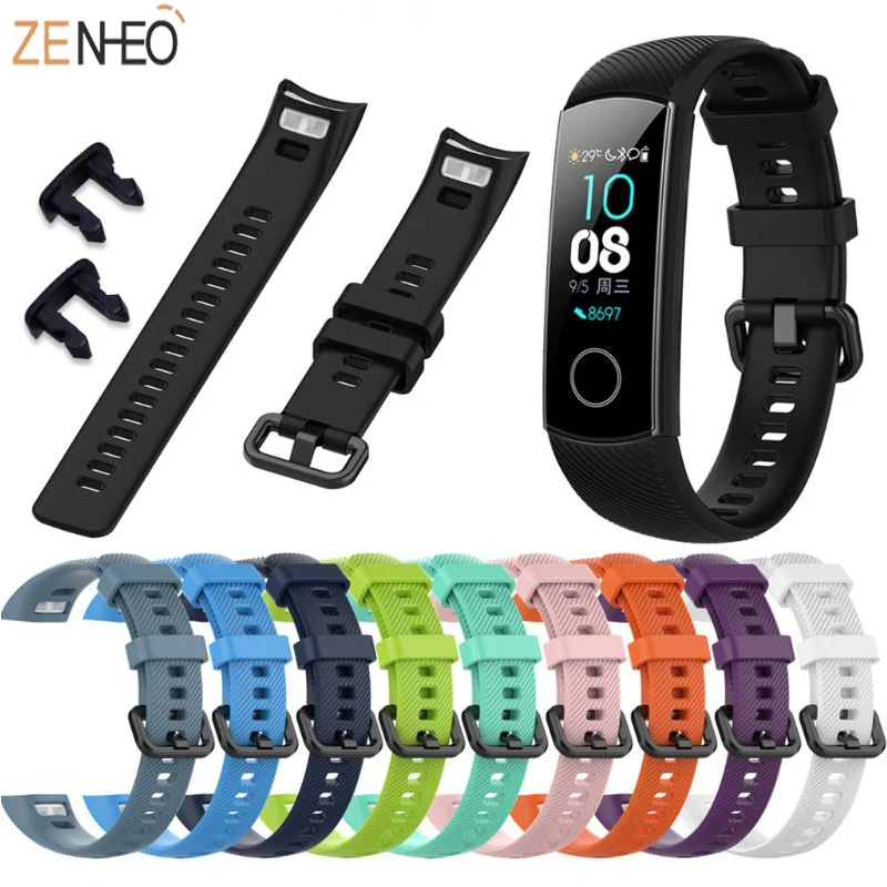 

ZENHEO Soft Silicone Watch Band Sports Wrist Strap Replacement for Huawei Honor 5/4 Sports Bracelet Accessories