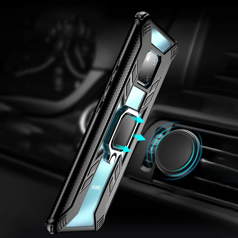 Ikrsses для huawei mate 20 Pro автомобильный Магнитный кольцевой кронштейн чехол для mate 30 Pro mate 20 lite 360 все включено анти-осенний чехол