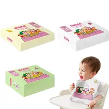 20 шт.; Детские хлопковые нагрудники для девочек и мальчиков; Детские Водонепроницаемые нагрудники с героями мультфильмов для кормления; одноразовые нагрудники для новорожденных